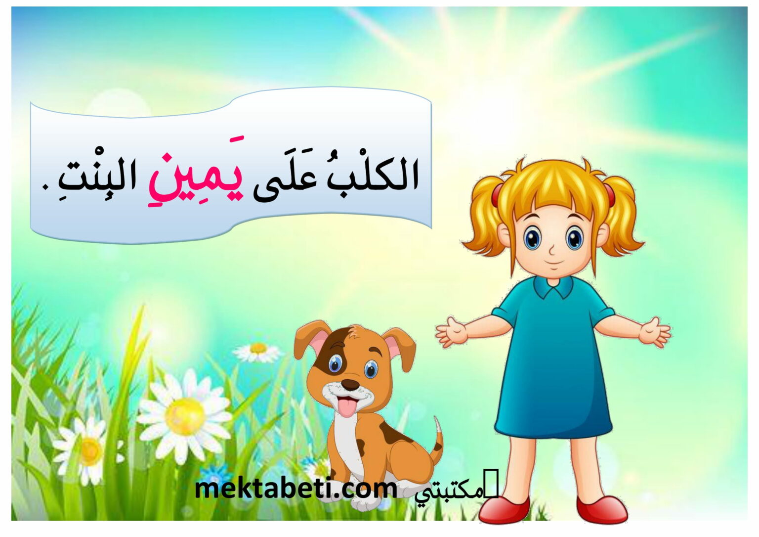 معلقات فوق تحت يمين يسار أمام وراء - مكتبتي المنصة التعليمية